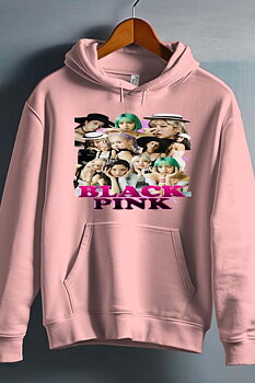 BlackPink Kpop Kids Hoodie - Hats - Pink - Unisex