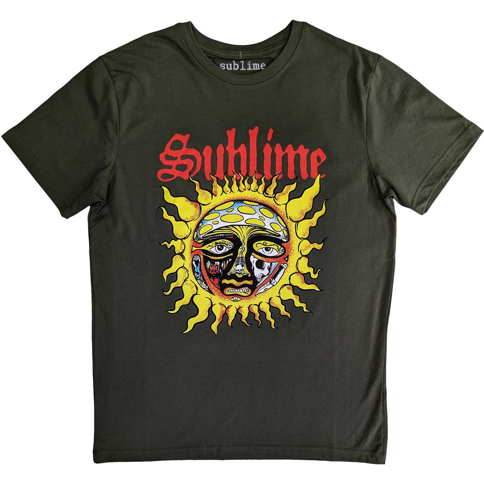 Sublime Unisex T-Shirt: Yellow Sun (Small)