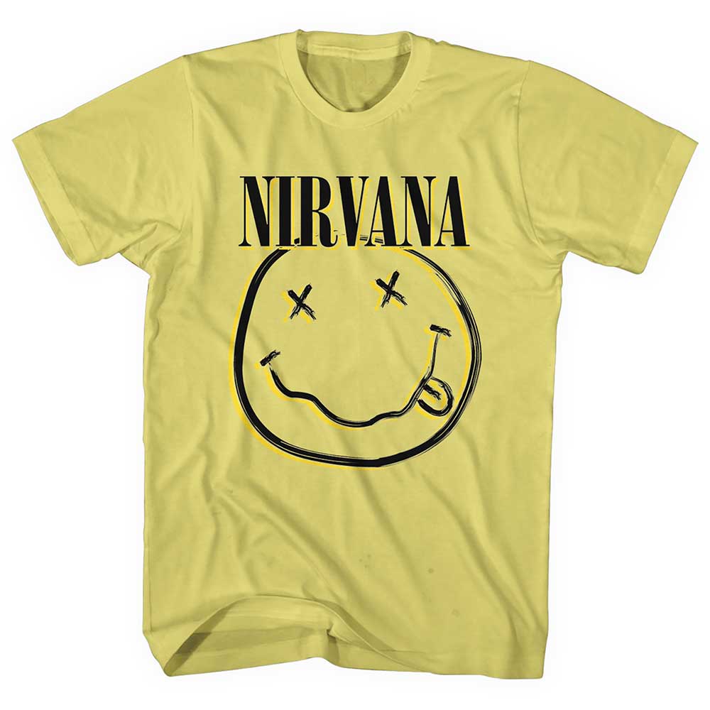 Nirvana Unisex T-Shirt: Inverse Smiley (X-Large)