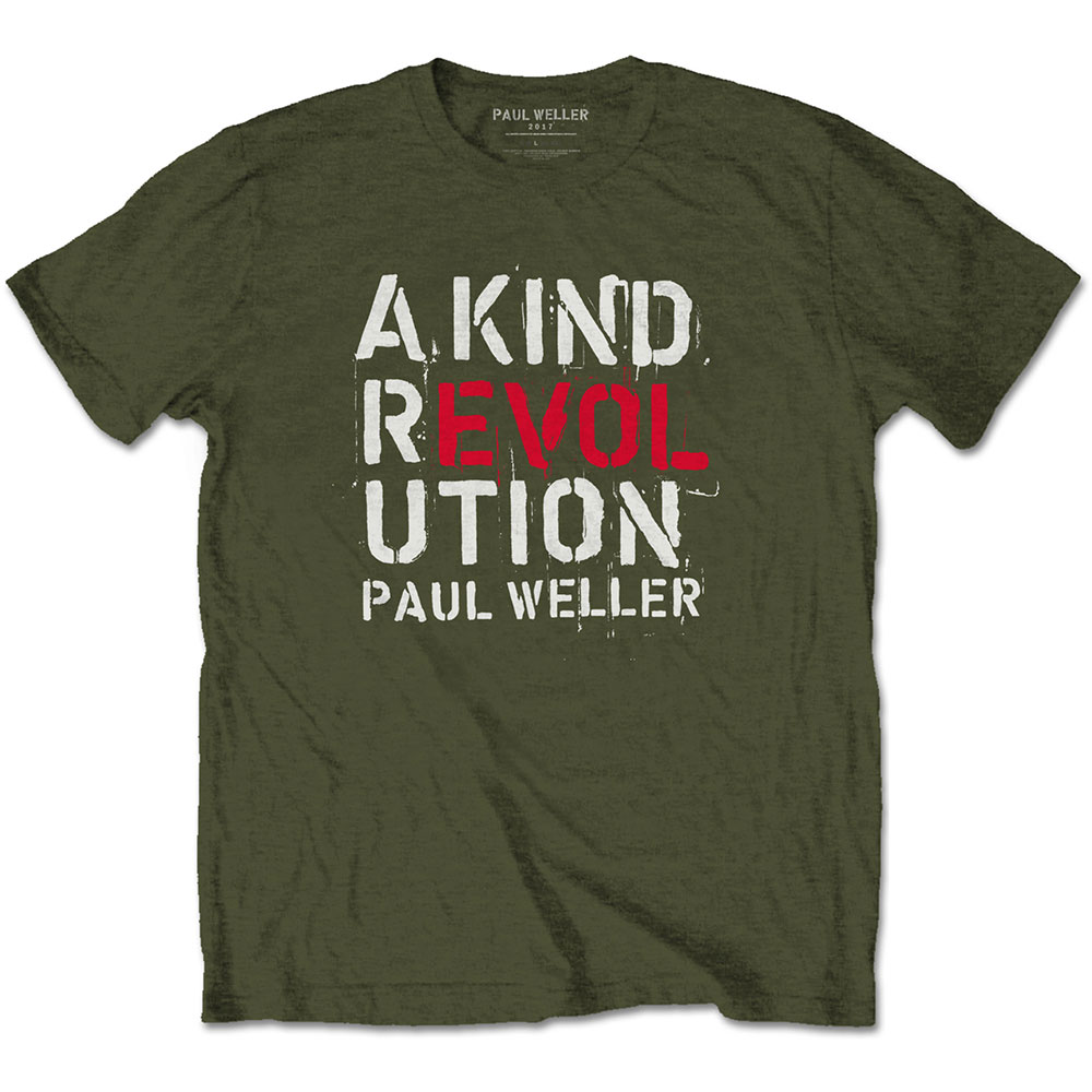 Paul Weller Unisex T-Shirt: A Kind Revolution (X-Large)
