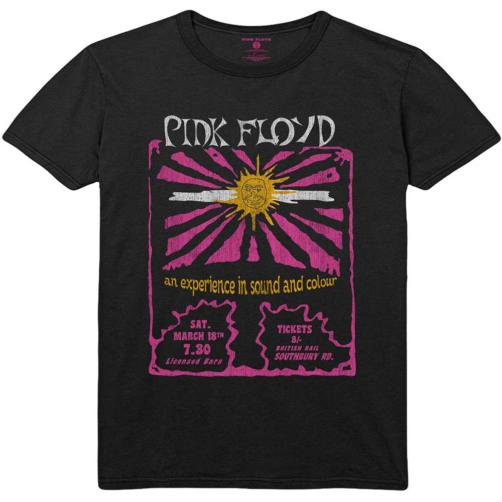 Pink Floyd Unisex T-Shirt: Sound & Colour (Small)