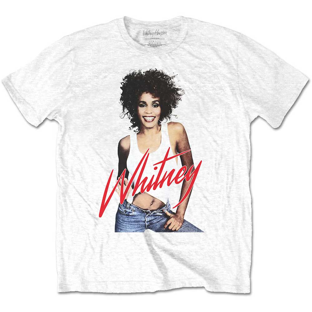 Whitney Houston Unisex T-Shirt: Wanna Dance Photo (Small)