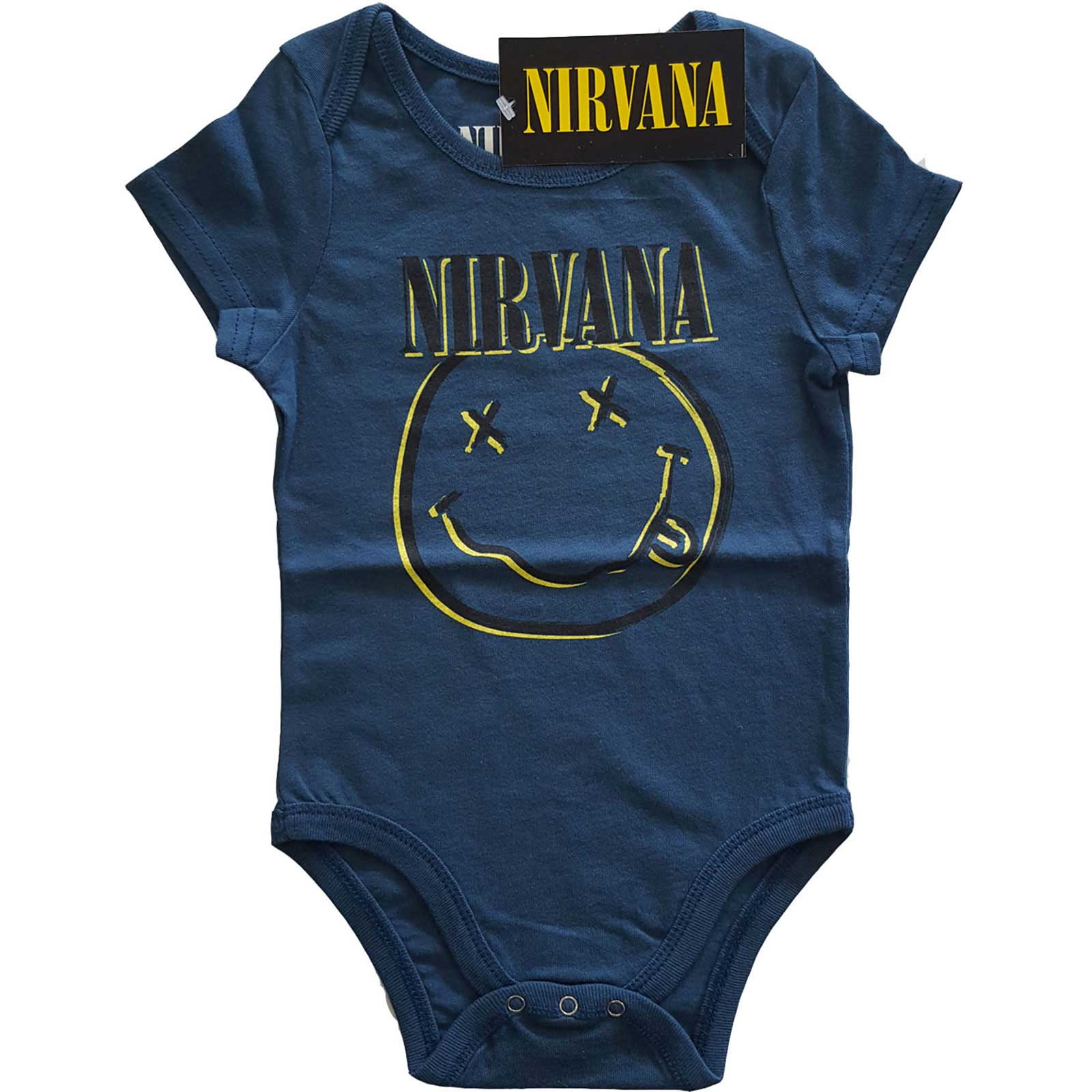 Nirvana baby sparkdräkt: Inverse Smiley (6-9 Months) - 2