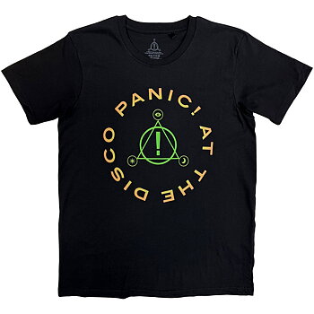 Panic! At The Disco Unisex T-Shirt: Triangle Circle (Black) (XX-Large)