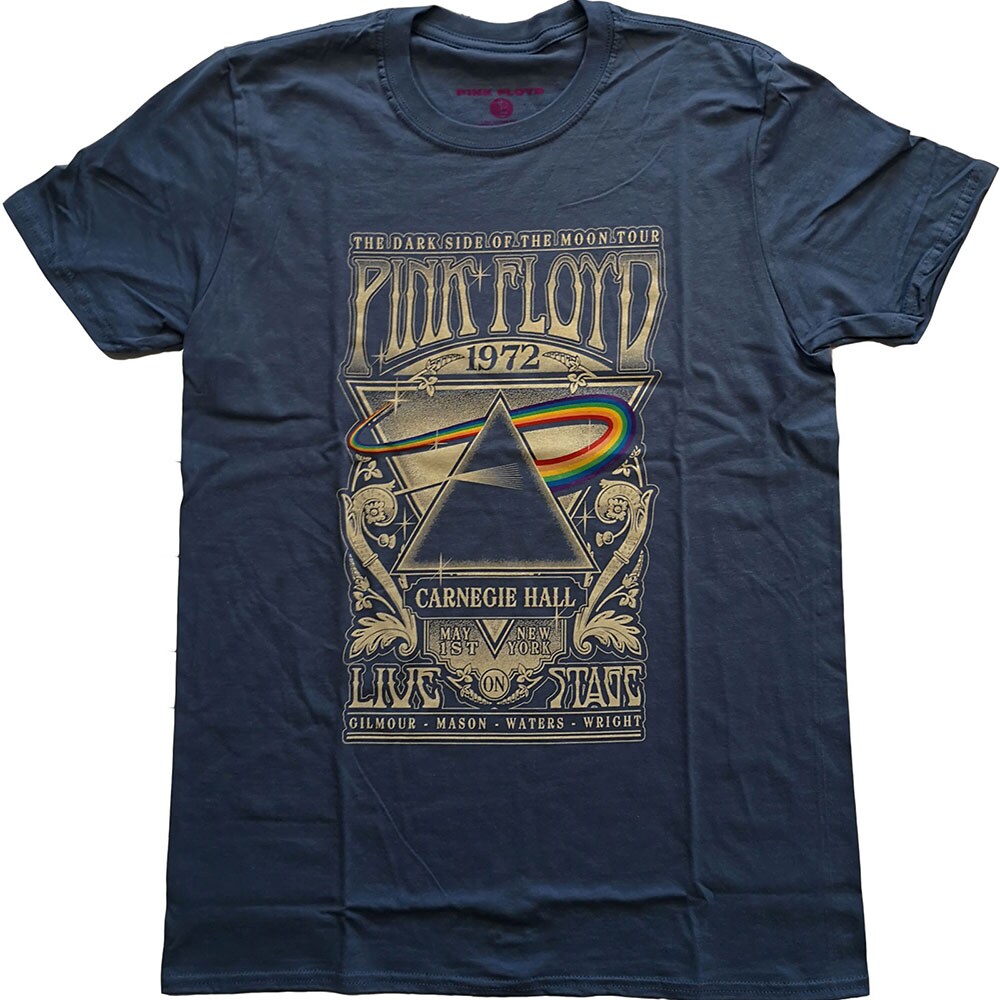 Pink Floyd Ladies T-Shirt: Carnegie Hall Poster (XX-Large)