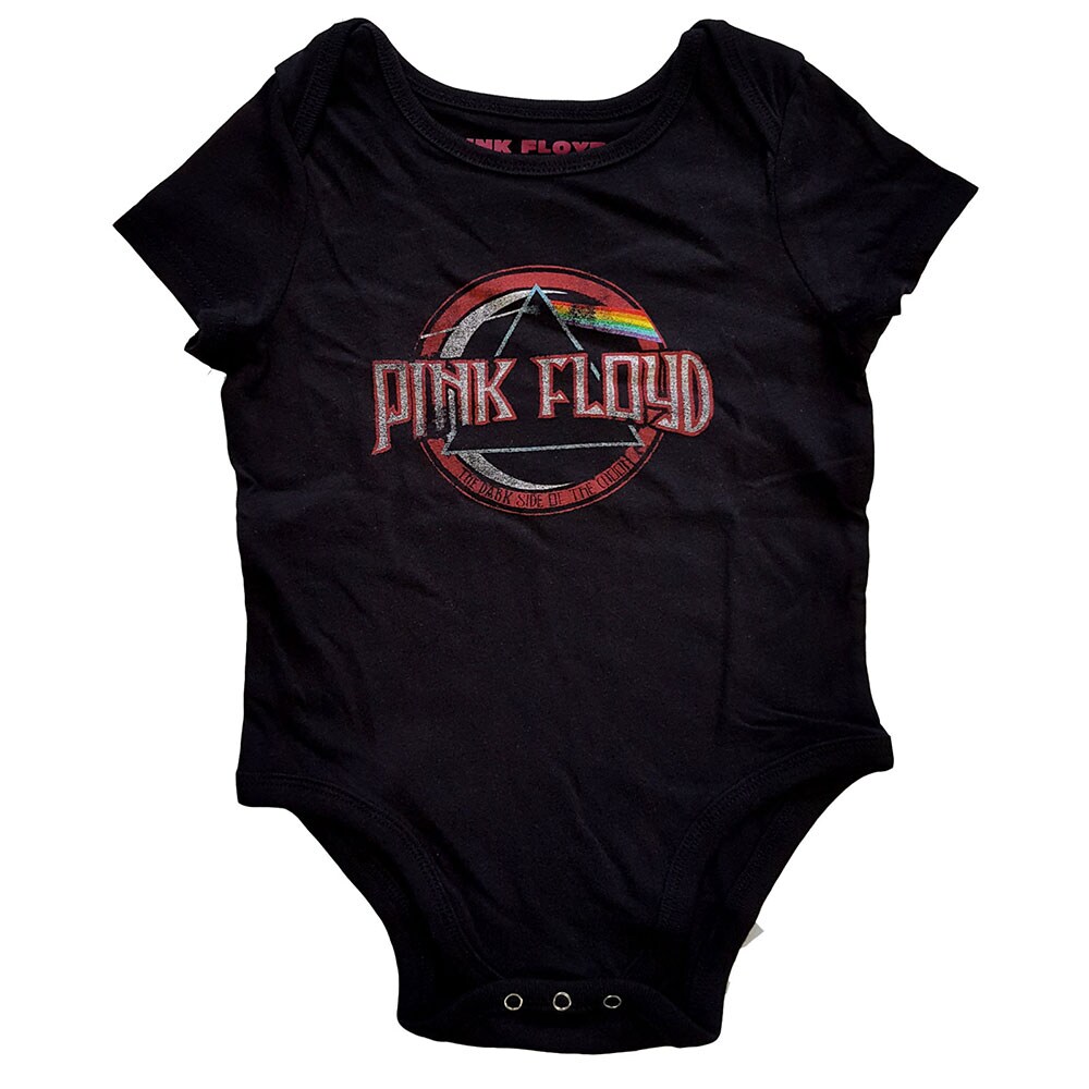 Pink Floyd Kids Baby Grow: Vintage Dark Side of the Moon Seal (12 Months)