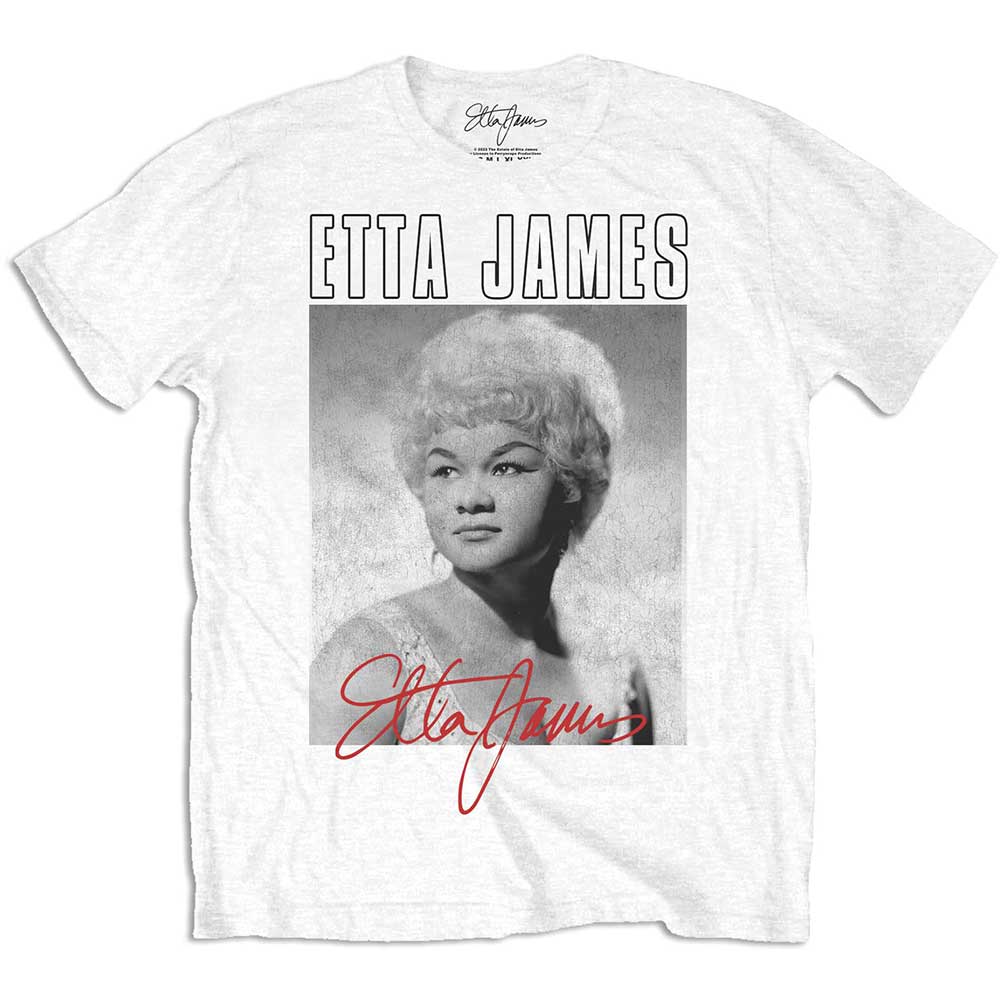 Etta James Unisex T-Shirt: Portrait (Small)