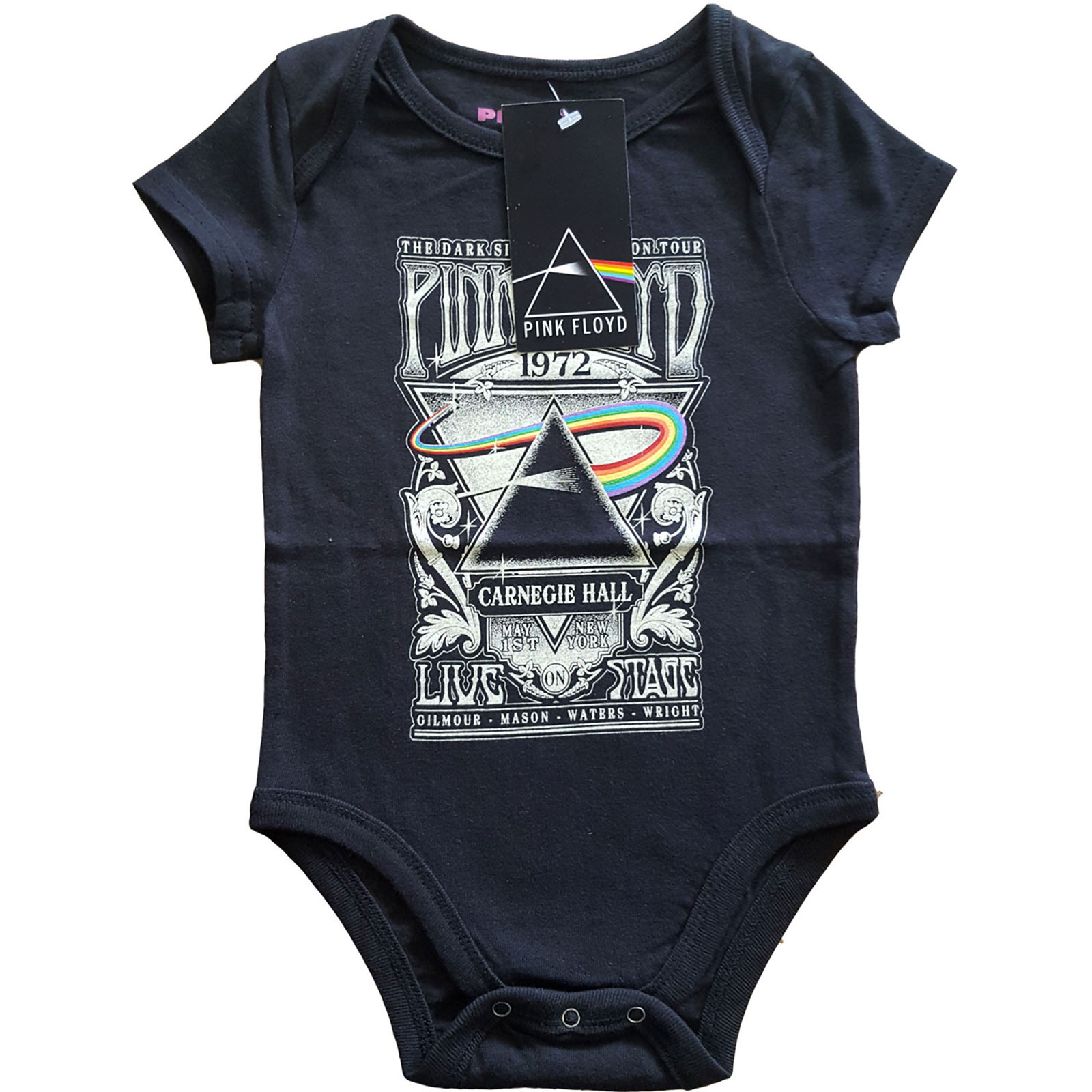 Pink Floyd baby sparkdräkt: Carnegie Hall Poster (24 Months) - 2