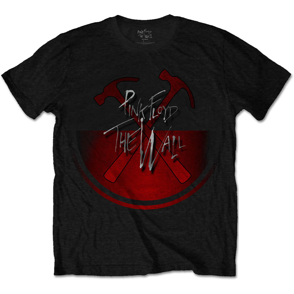 Pink Floyd Unisex T-Shirt: The Wall Oversized Hammers (X-Large)