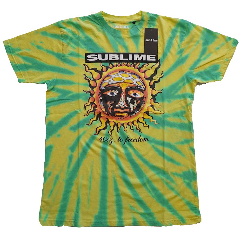 Sublime Unisex T-Shirt: 40oz To Freedom (Wash Collection) (Small)