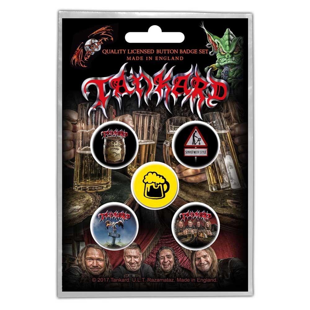 Tankard Button Badge Pack: One Foot in the Grave (Retail Pack)