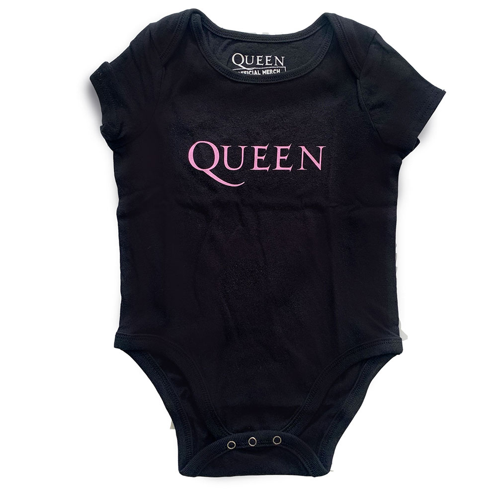 Queen Kids Baby Grow: Pink Logo (12 Months)