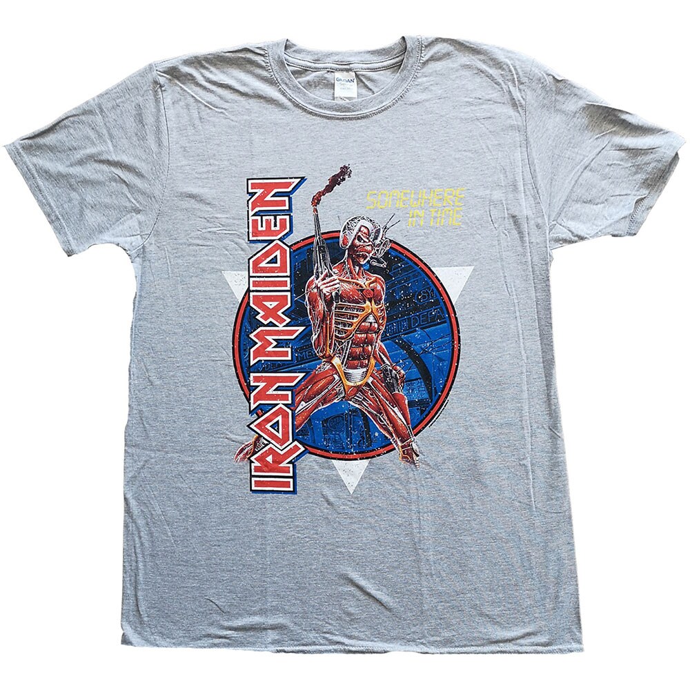 Iron Maiden Unisex T-Shirt: Somewhere in Time (X-Large) - 2