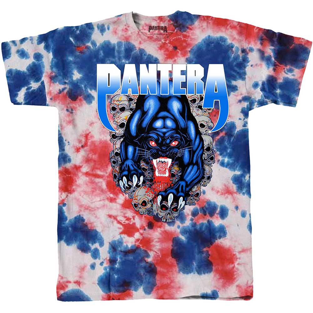 Pantera Unisex T-Shirt: Panther (Dye-Wash) (Small)