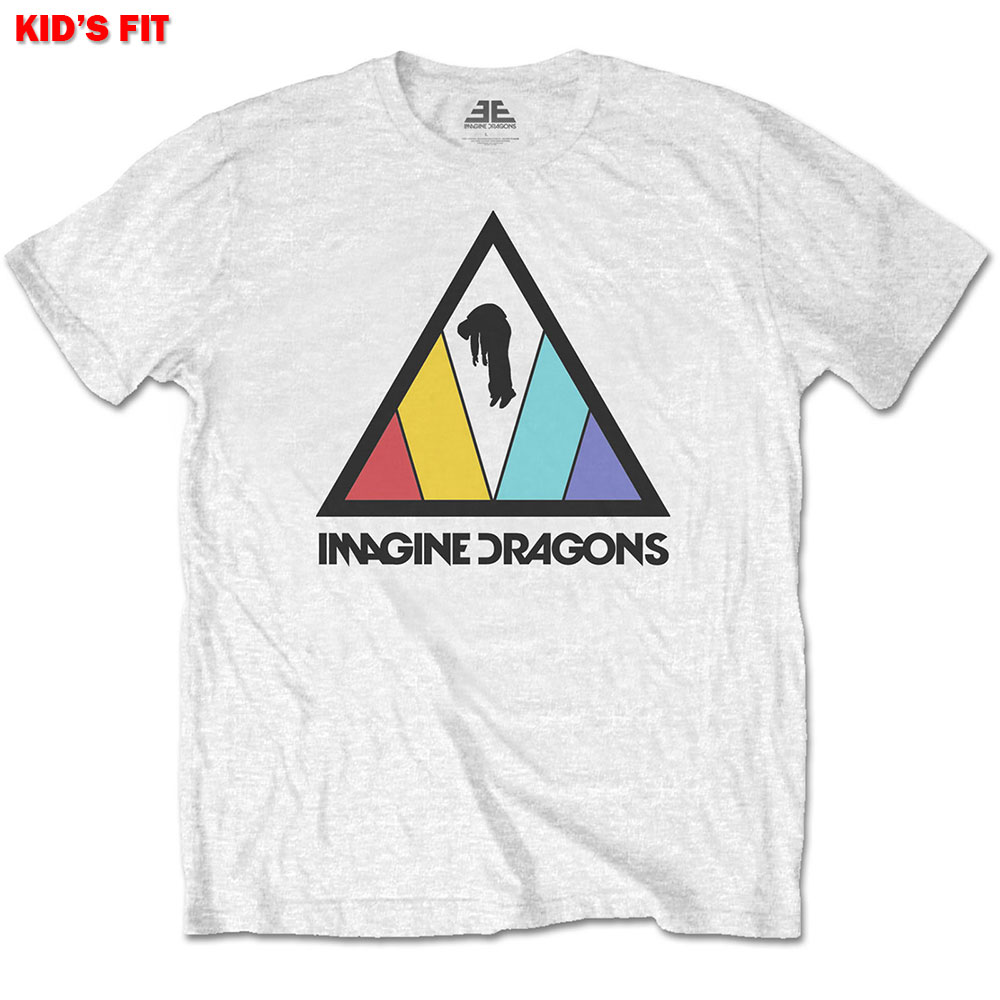 Imagine Dragons Kids T-Shirt: Triangle Logo (5-6 Years)