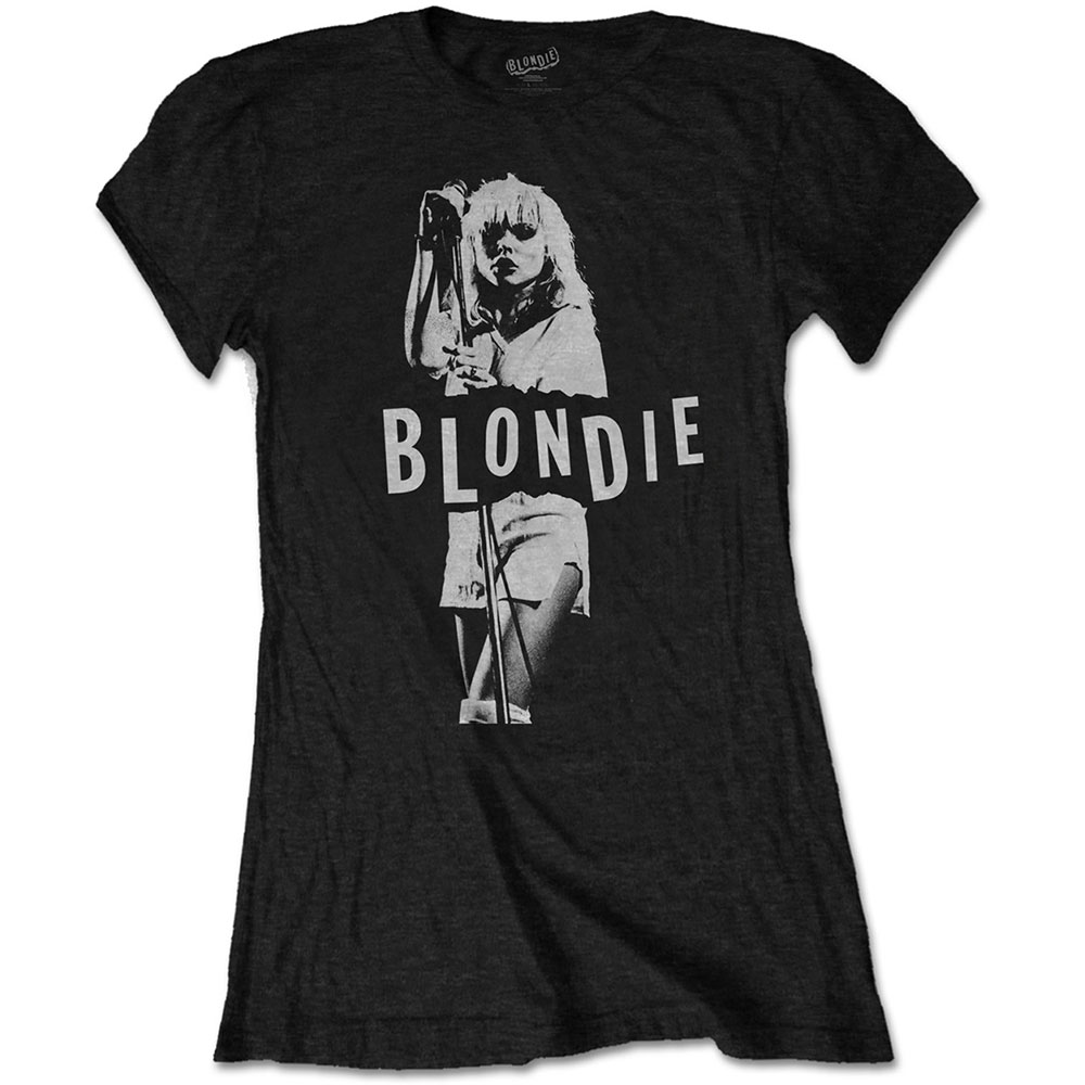 Blondie Ladies T-Shirt: Mic. Stand (XXX-Large)