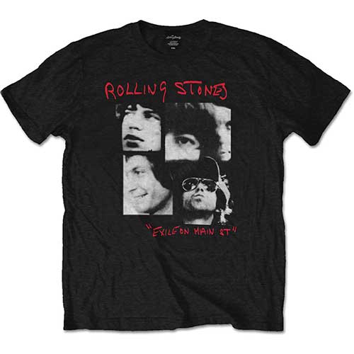 The Rolling Stones Unisex T-Shirt: Photo Exile (Large)