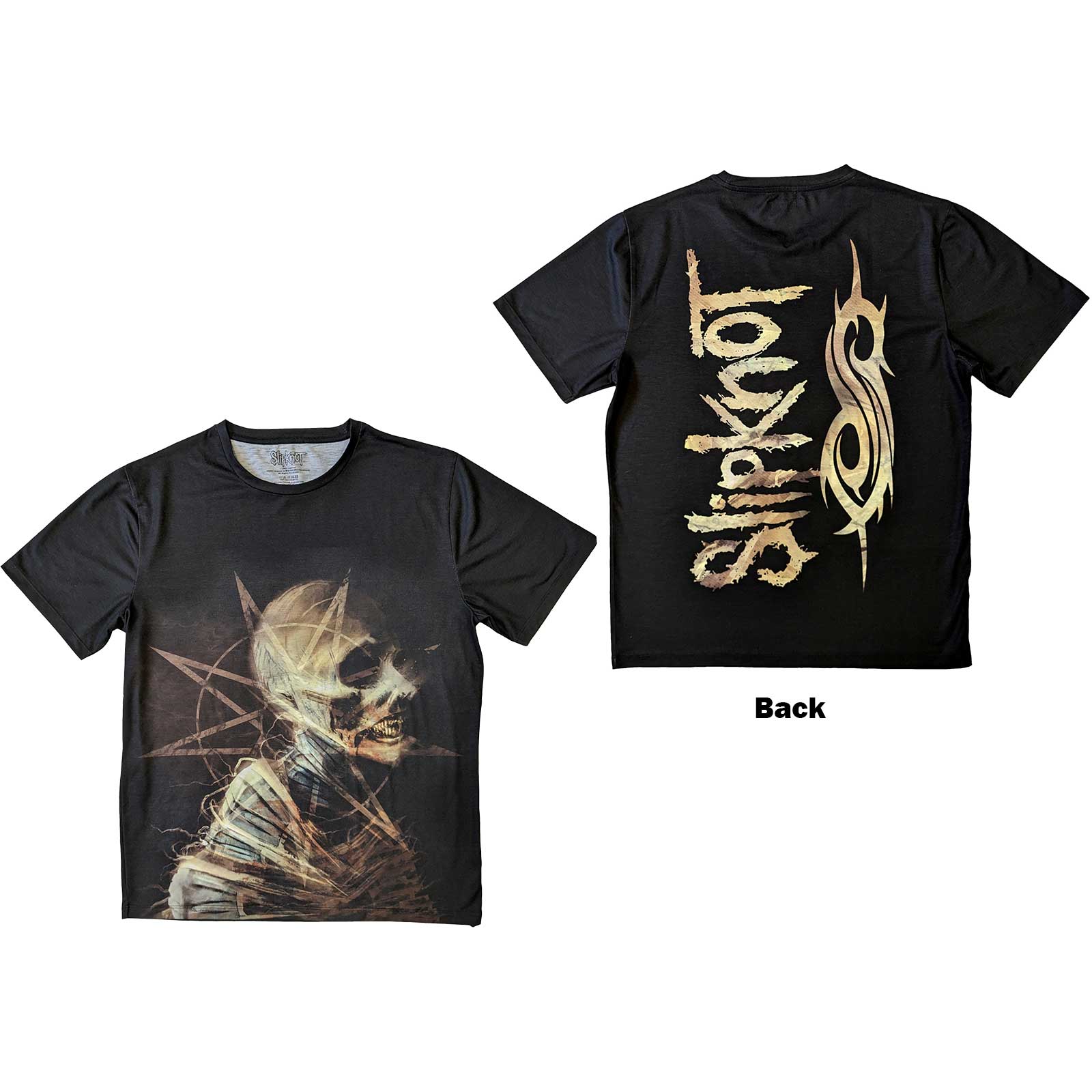 Slipknot Unisex T-Shirt: Profile (Back Print) (Large)