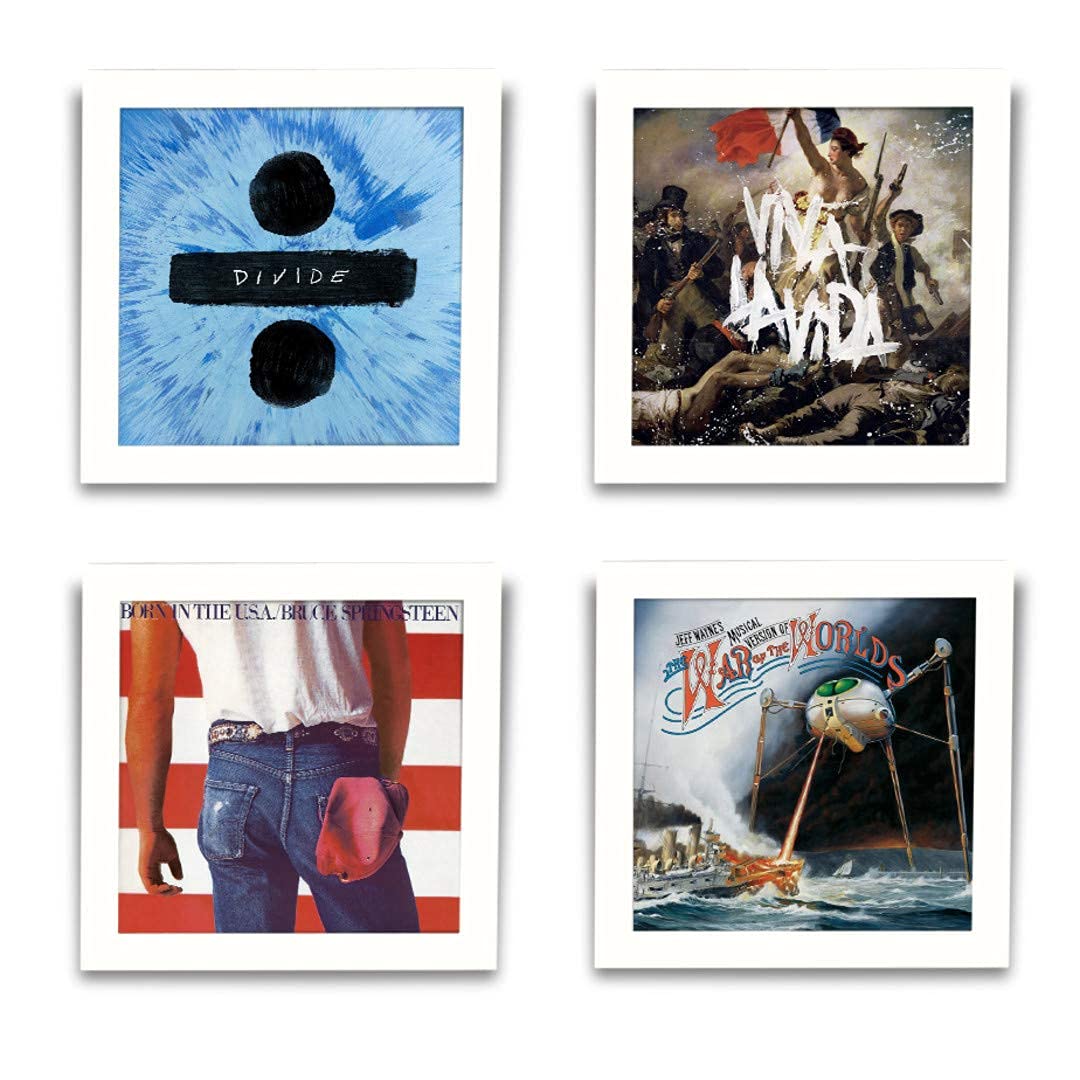 Vinyl frame: Show And Listen - White (4-pack) - 2