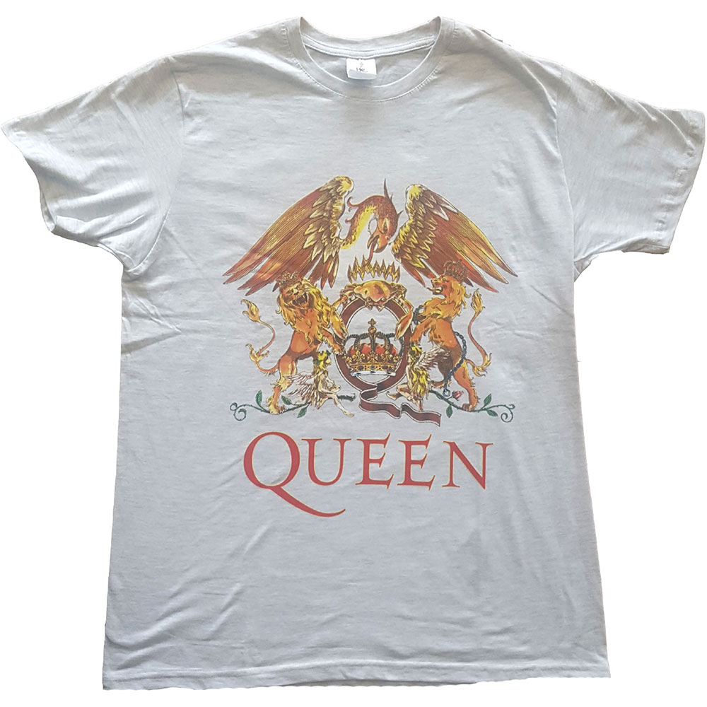 Queen Unisex T-Shirt: Classic Crest (Medium)