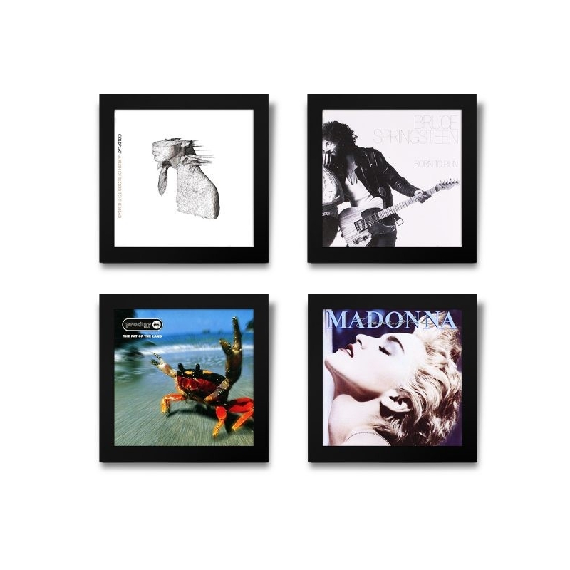 Vinyl frame: Show And Listen - Black (4-pack) - 2