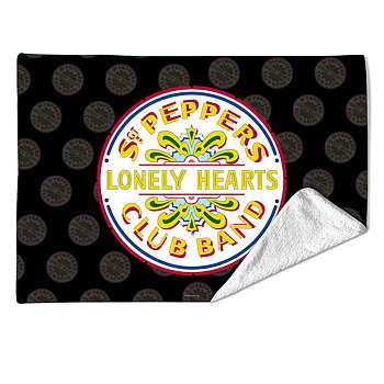 The Beatles Sherpa Fleece Blanket: Sgt Pepper (Multicolour) (Single)