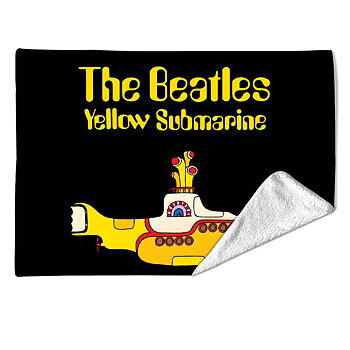The Beatles Sherpa Fleece Blanket: Yellow Submarine (Multicolour) (Single)