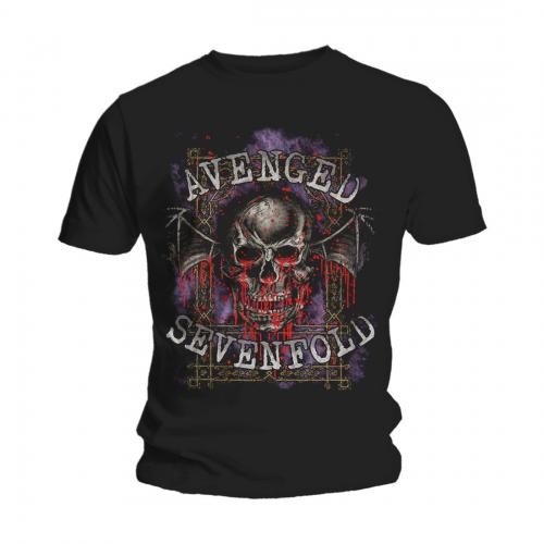 Avenged Sevenfold Unisex T-Shirt: Bloody Trellis (Large)