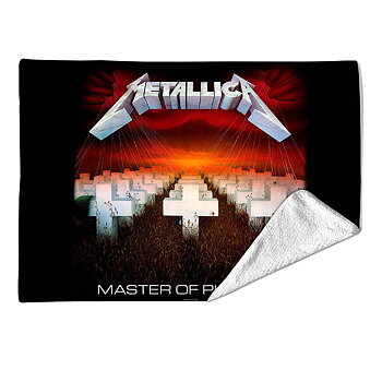 Metallica Sherpa Fleece Blanket: Master Of Puppets (Multicolour) (Single)