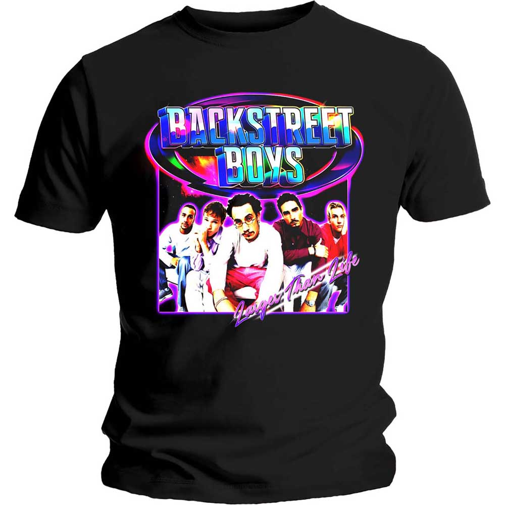 Backstreet Boys Unisex T-Shirt: Larger Than Life (X-Large)
