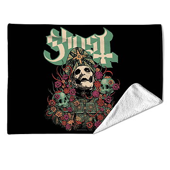 Ghost Sherpa Fleece Blanket: Bliss (Multicolour) (Double)