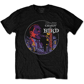 Charlie Parker Unisex T-Shirt: Chasin' The Bird Hollywood (Large)