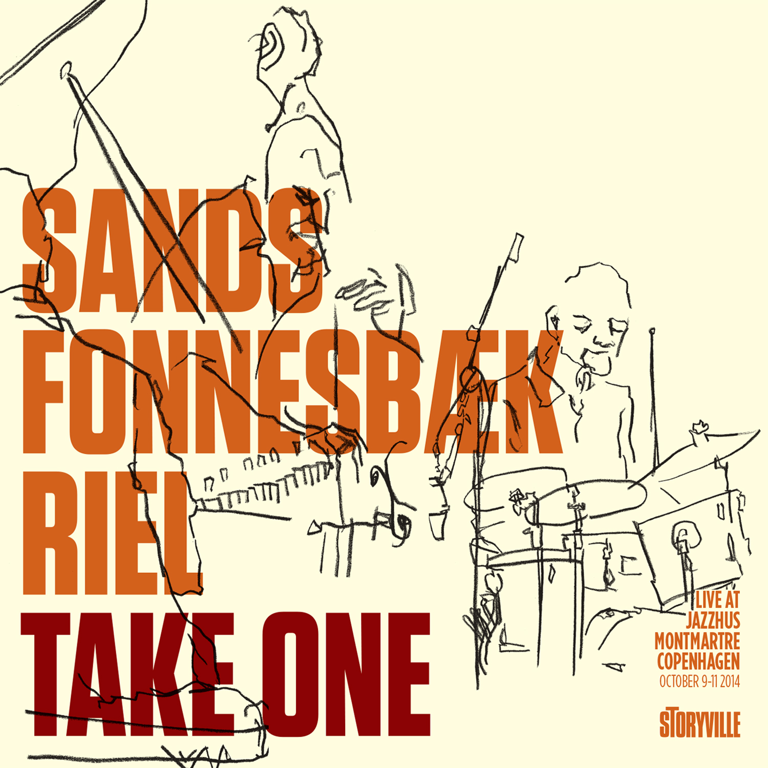 Sands/Fonnesbaek/Riel: Take One - Live At Montmartre (2CD)