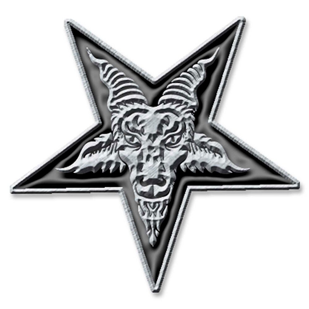 Generic Pin Badge: Pentagram (Retail Pack)