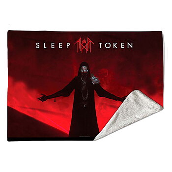Sleep Token Sherpa Fleece Blanket: Red Light (Multicolour) (Double)