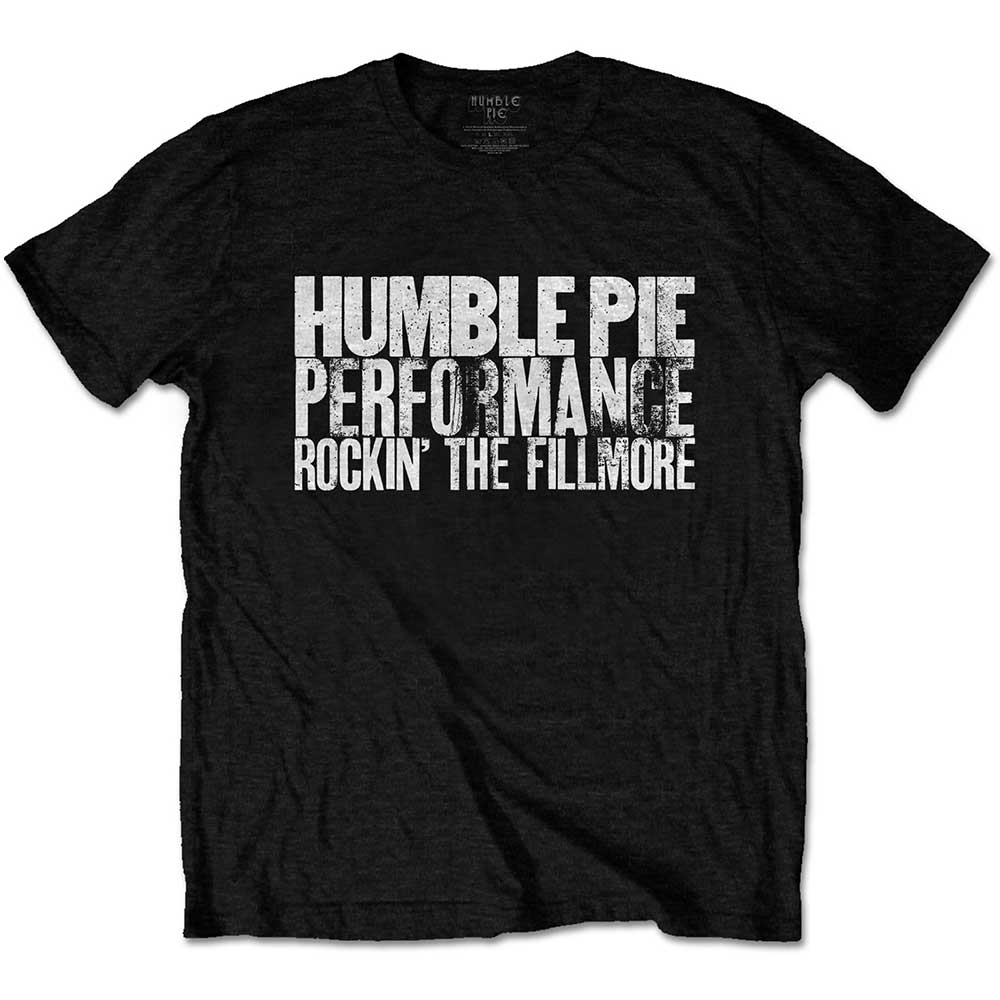 Humble Pie Unisex T-Shirt: Rockin The Fillmore (Large)