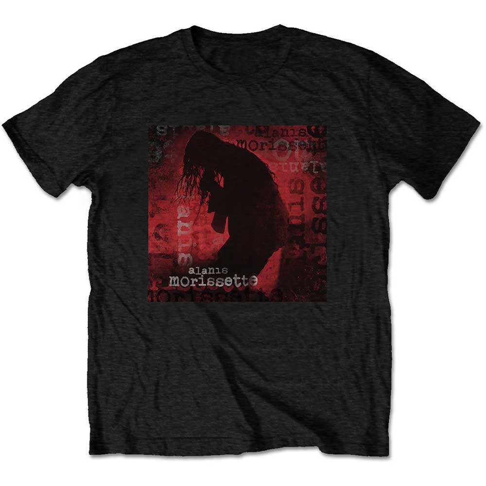 Alanis Morissette Unisex T-Shirt: Ironic Silhouette (Large)