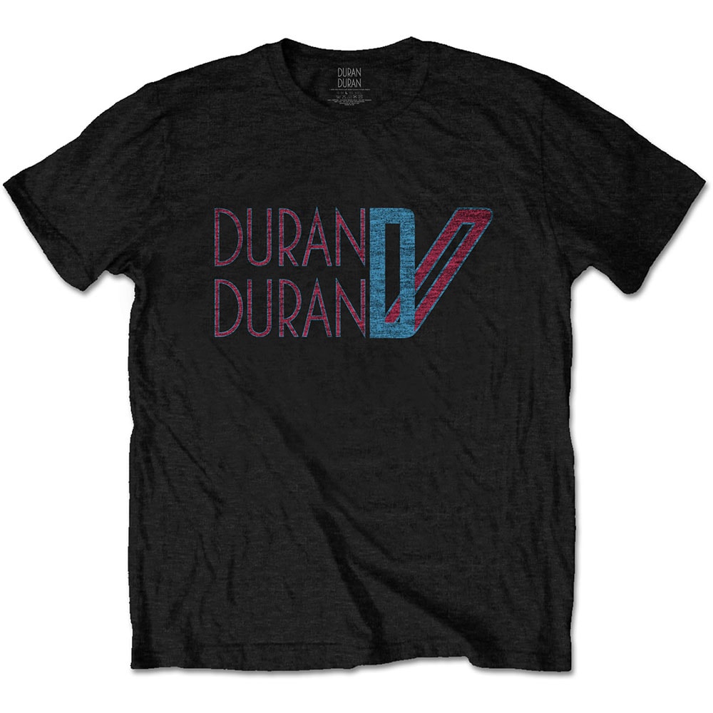Duran Duran Unisex T-Shirt: Double D Logo (Small)
