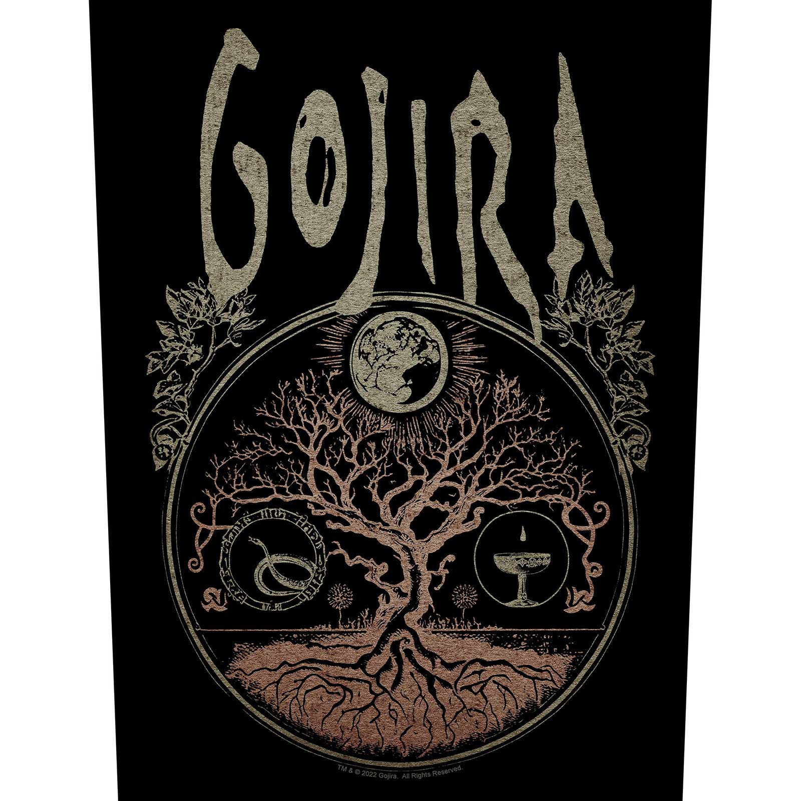 Gojira  Back Patch: Tree Of Life