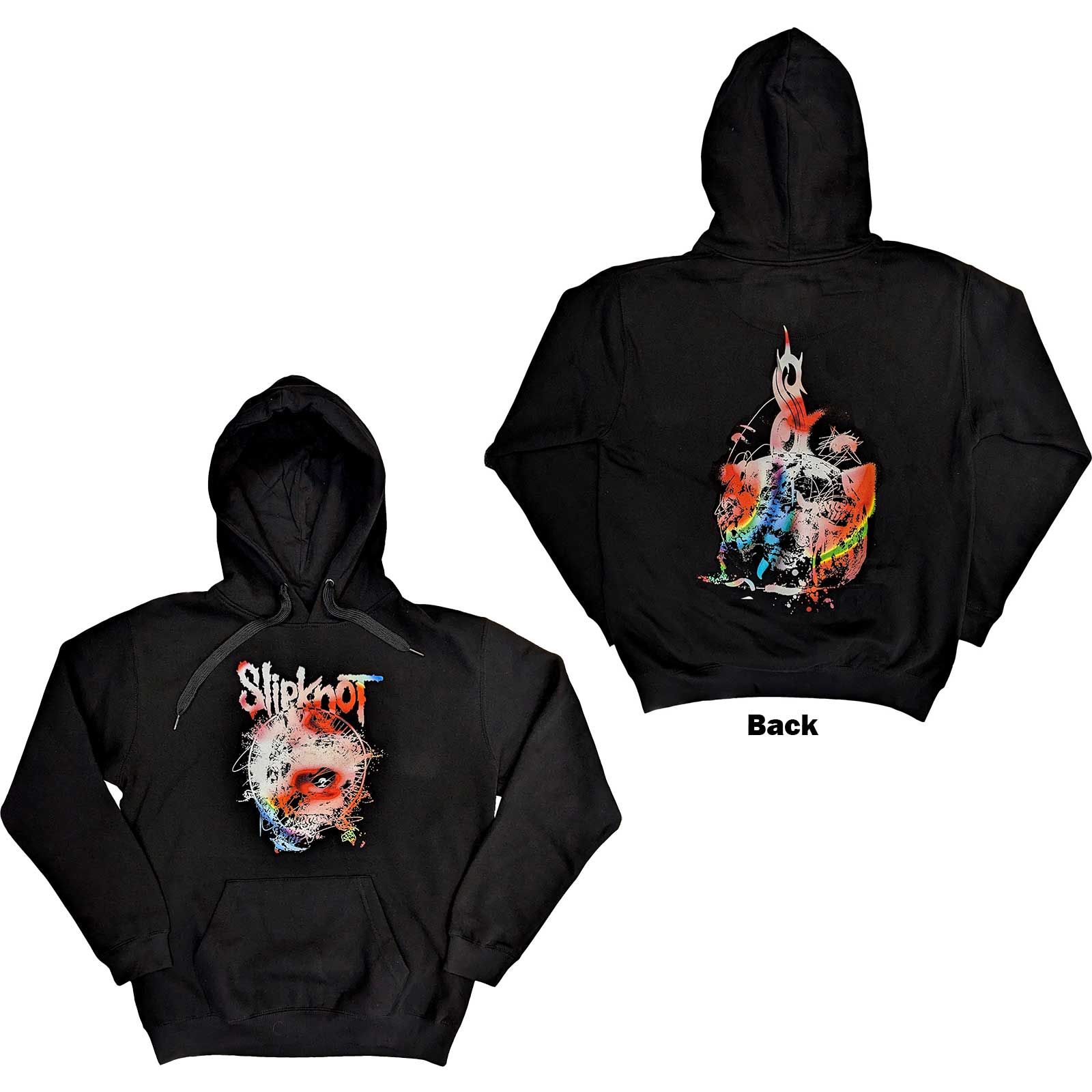Slipknot Unisex Pullover Hoodie: Death (Back Print) (X-Large)
