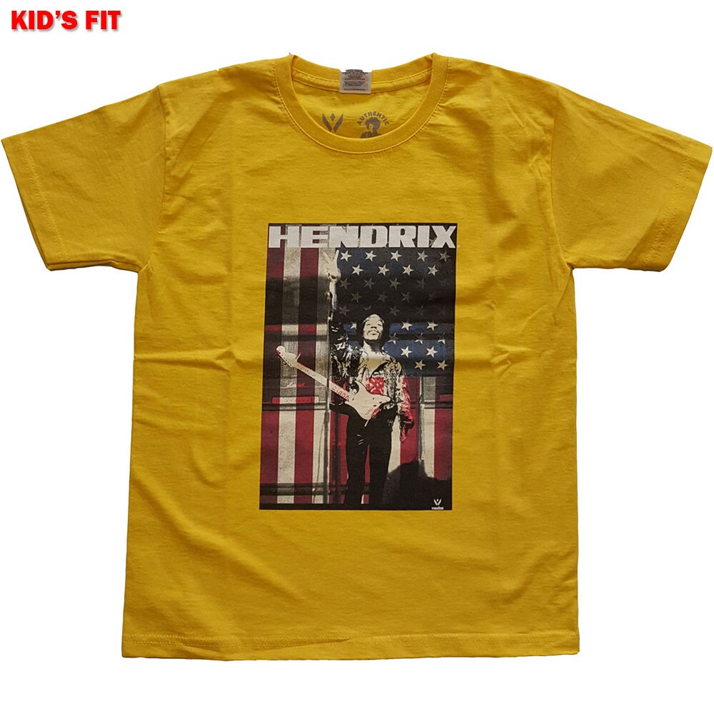 Jimi Hendrix Kids T-Shirt: Peace Flag (3-4 Years)