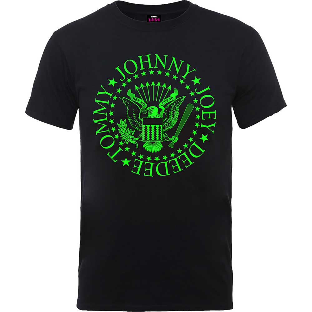 Ramones Unisex T-Shirt: Green Seal (X-Large)