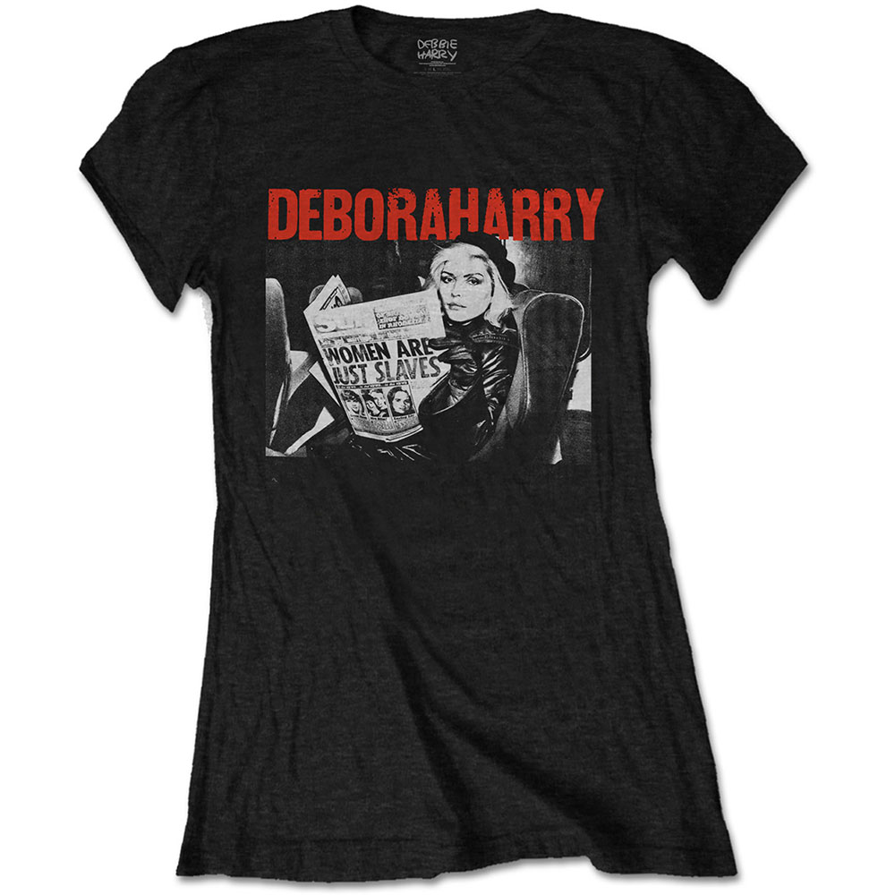 Debbie Harry Ladies T-Shirt: Women Are Just Slaves (X-Large)