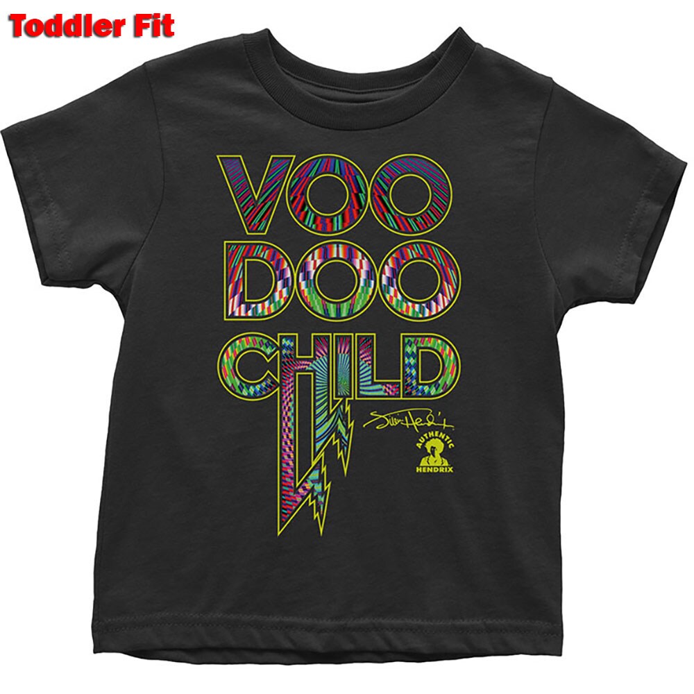 Jimi Hendrix Kids Toddler T-Shirt: Voodoo Child (3 Years)