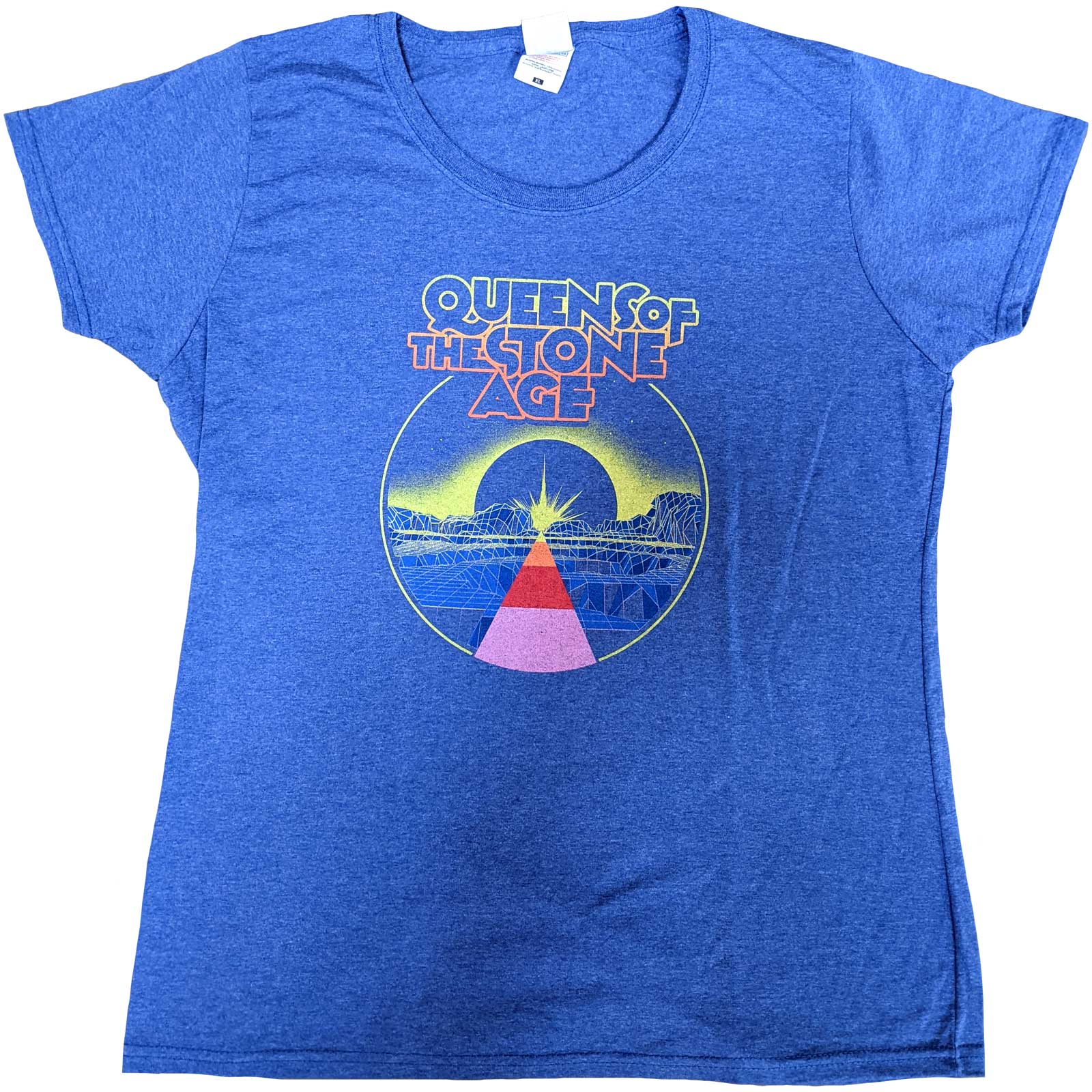Queens Of The Stone Age Ladies T-Shirt: Warp Planet (Large)