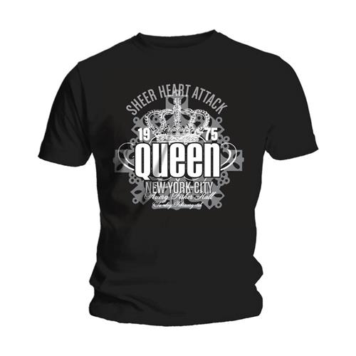 Queen Unisex T-Shirt: Sheer Heart Attack (Large)