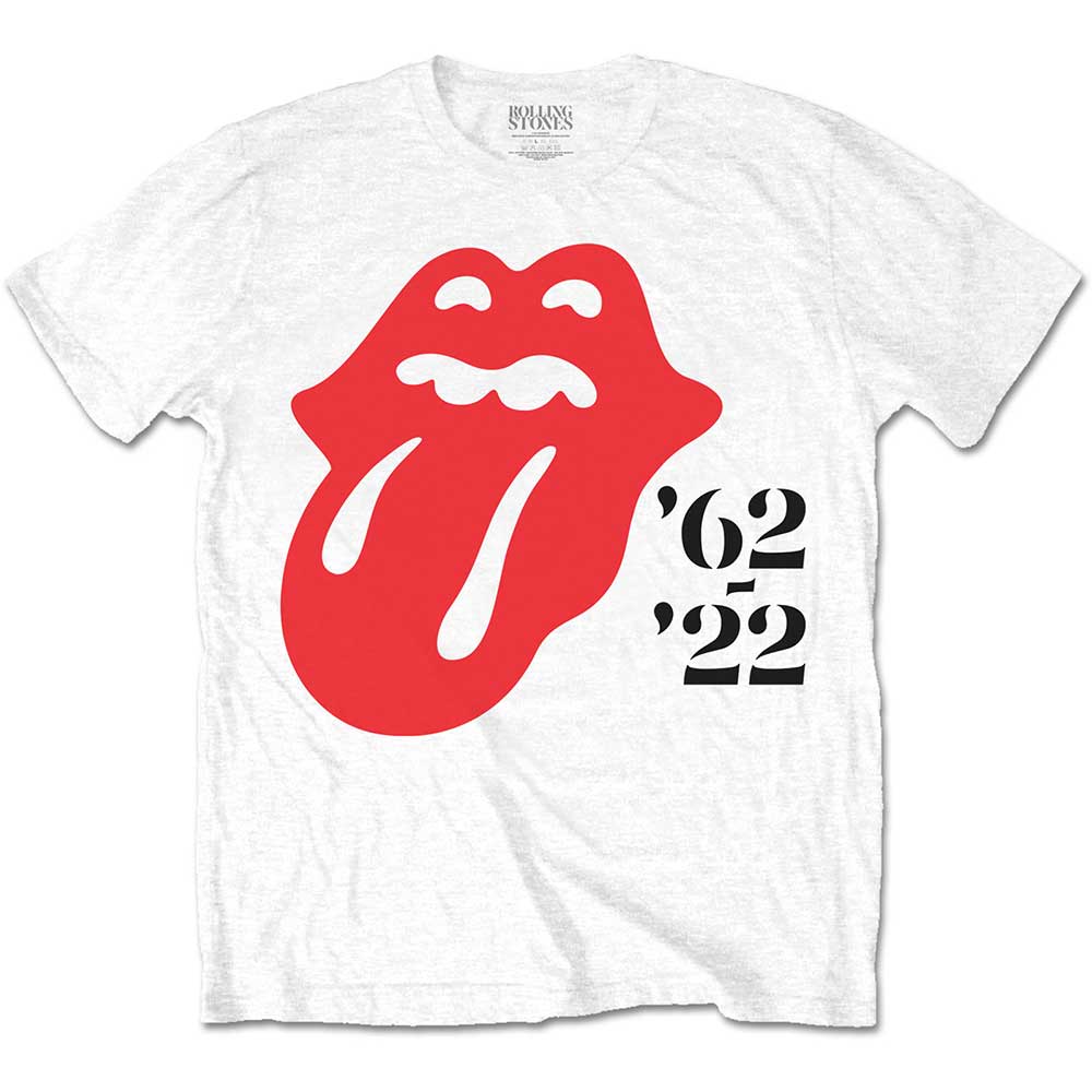 The Rolling Stones Unisex T-Shirt: Sixty '62 - '22 (Large)