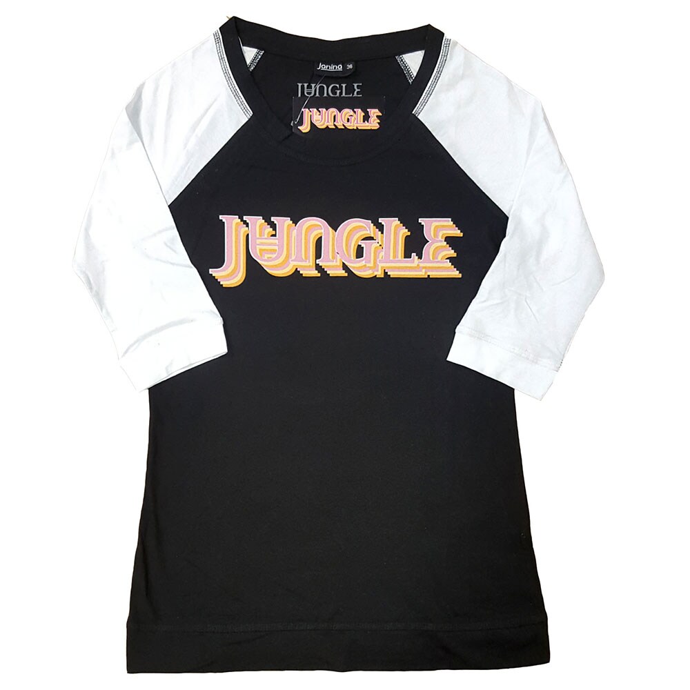 Jungle Ladies Raglan T-Shirt: Colour Logo (Medium)