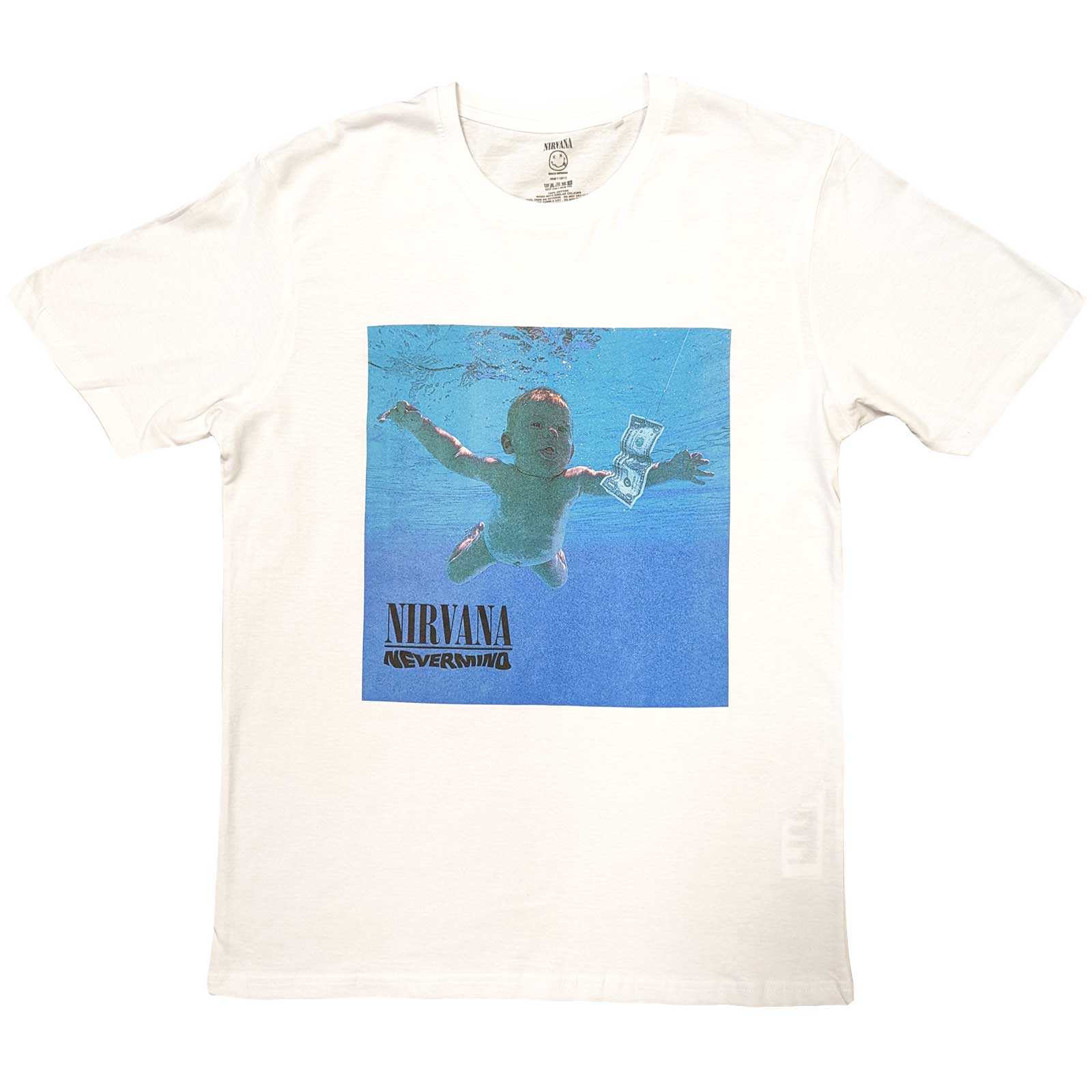 Nirvana Unisex T-Shirt: Nevermind Album (Small)