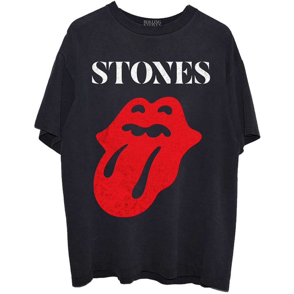 The Rolling Stones Unisex T-Shirt: Sixty Classic Vintage Solid Tongue (Large)